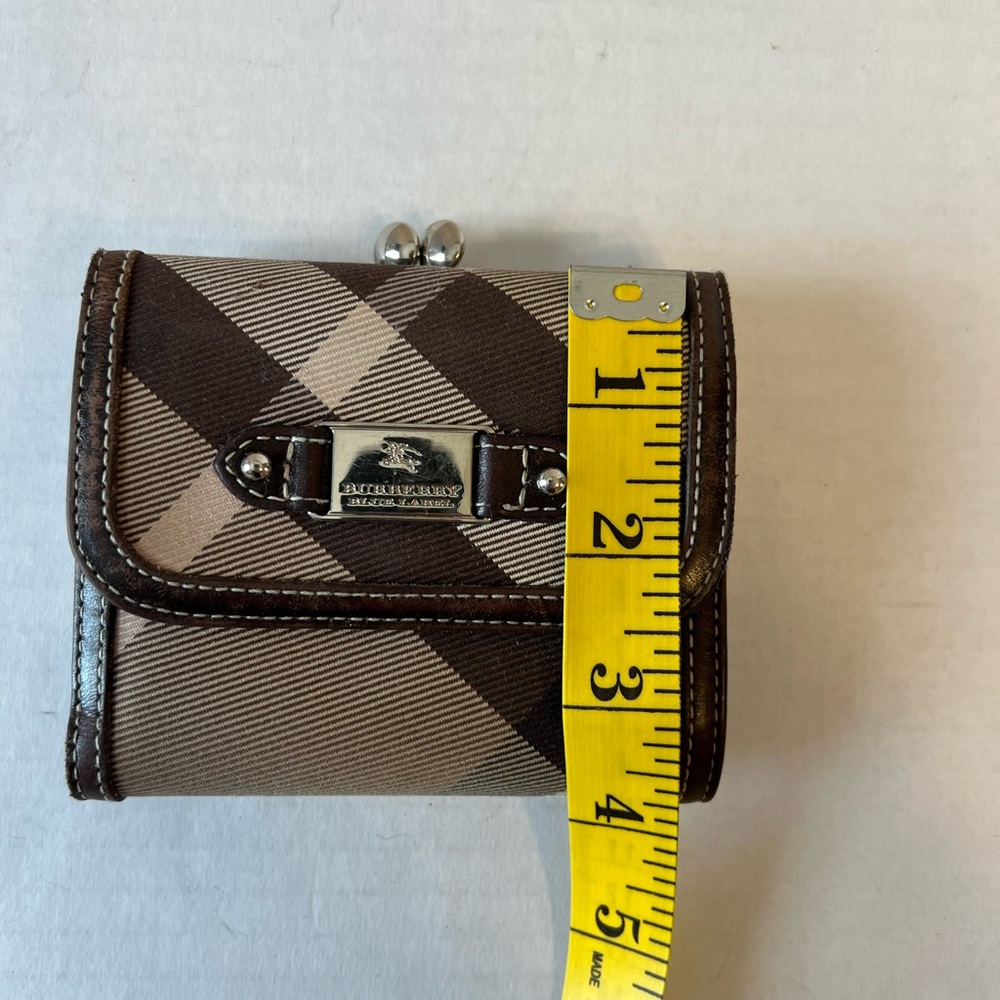 Burberry Blue Label Plaid KISSLOCK Wallet - Picture 14 of 14
